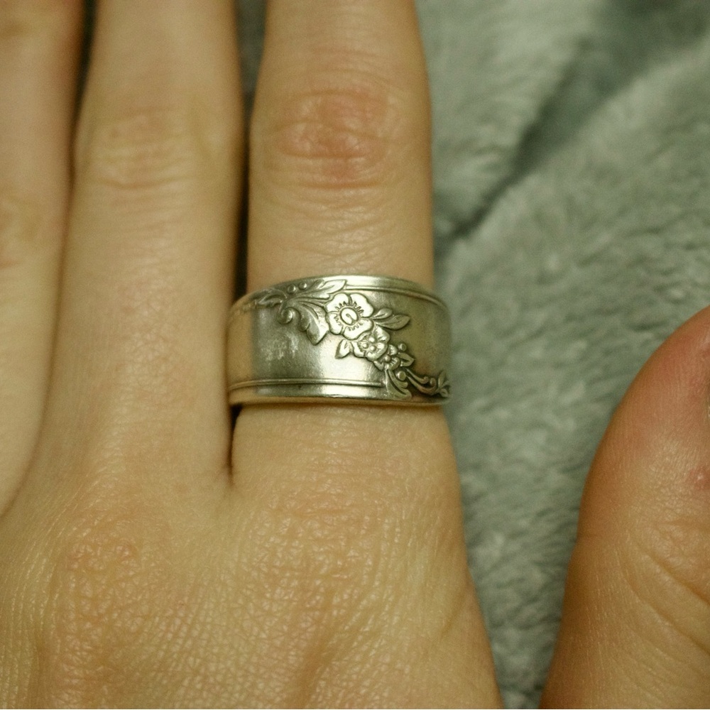Floral Spoon Ring